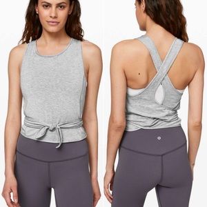 Lululemon Turn to Tie Tank - Heathered Grey